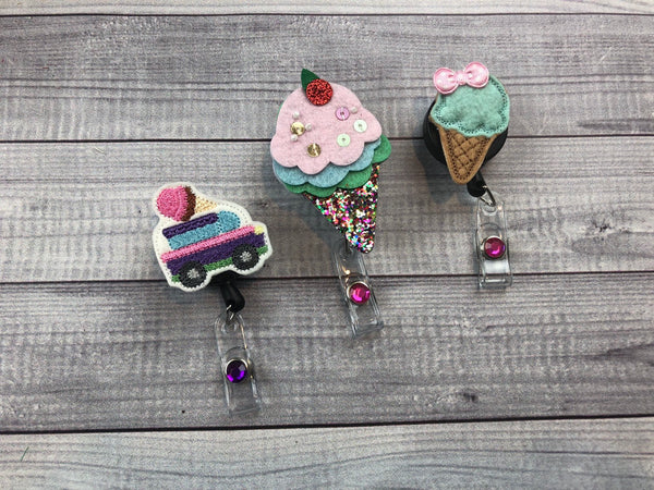 Ice Cream Badge Reel – Catherine Crafts Shop