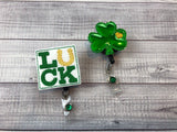 Luck and Shamrock Badge Reel