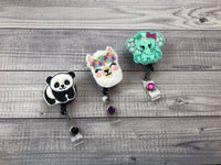 Panda, Llama, or Baby Elephant Badge Reel