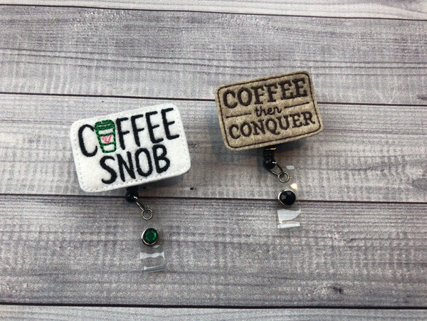 Coffee Snob Badge Reel