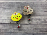 Chick or Bunny Nurse Badge Reel