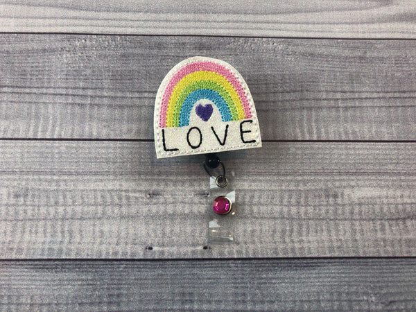 Rainbow Love Badge Reel