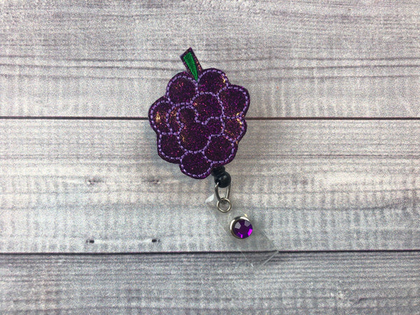 Mouse Grapes Badge Reel