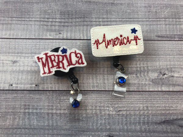 America Badge Reel – Catherine Crafts Shop