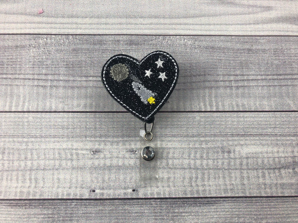 Space Heart Badge Reel