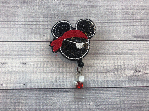 Pirate Mouse Badge Reel