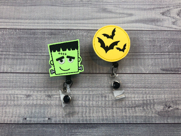 Glow In The Dark Halloween Badge Reel