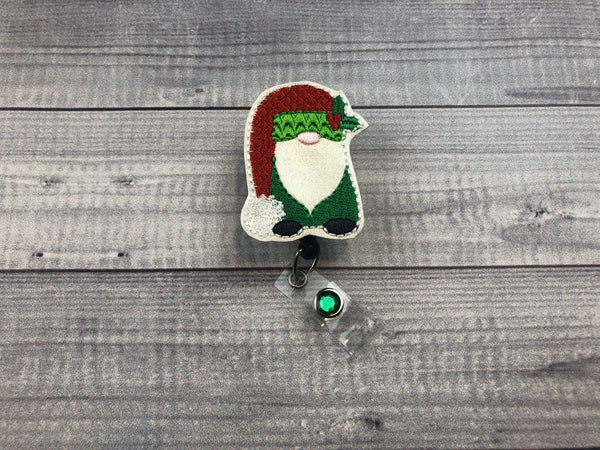 Christmas Gnome Badge Reel