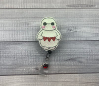 Heart Baymax Badge Reel