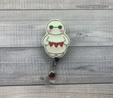 Heart Baymax Badge Reel