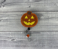 Jack-O-Lantern Badge Reel