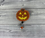 Jack-O-Lantern Badge Reel