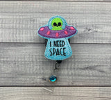 I Need Space Badge Reel