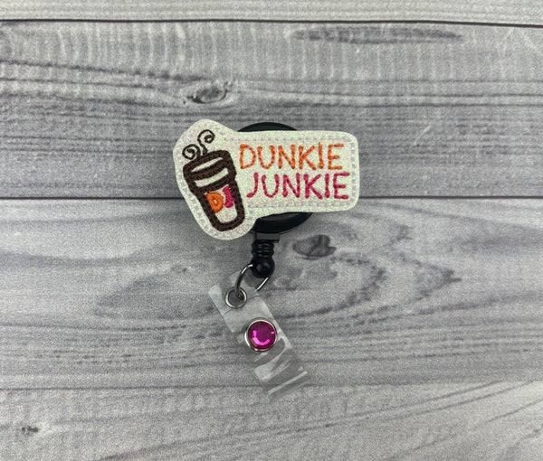 Dunkie Junkie Badge Reel