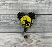 Boogie Oogie Mouse Badge Reel