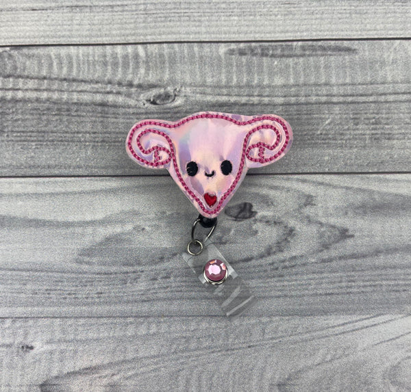 Uterus Badge Reel